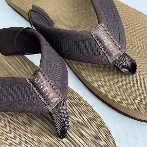 O\'Neill Men\'s Expedition Flip Flops Tan/Brown Lightweight Foam Sandals Size 12 main image 10